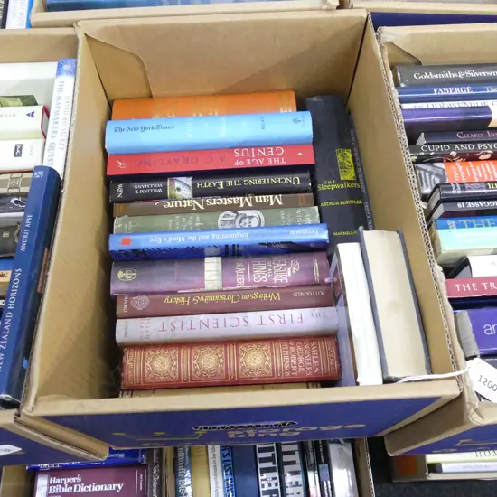 BOX OF ASST BOOKS