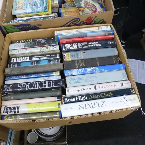 BOX LOT BOOKS; MILITARY INTEREST