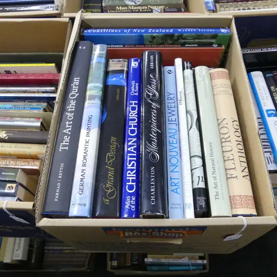 BOX OF ASST BOOKS