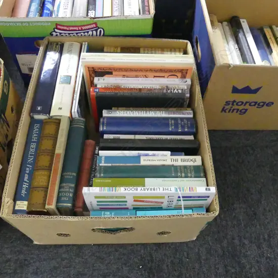 BOX OF ASST BOOKS