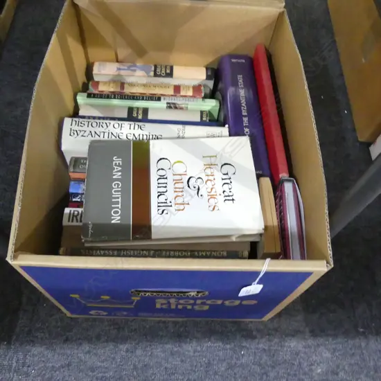 BOX OF ASST BOOKS