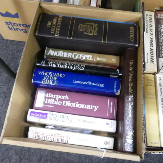 BOX OF ASST BOOKS