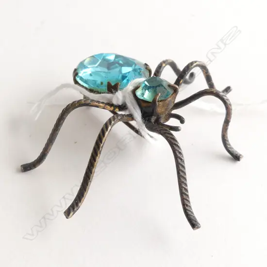 COSTUME SPIDER BROOCH H.40mm