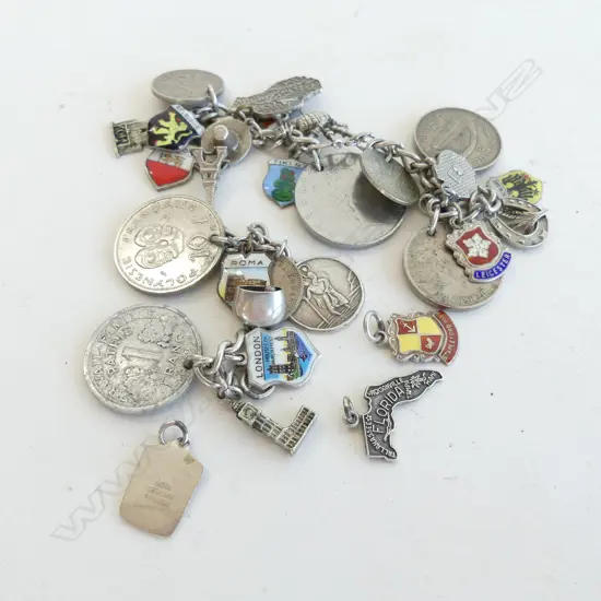 STG SILVER & ENAMEL CHARMS 66 GRAMS ##RTV##