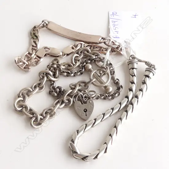 4 STG BRACELETS 85 GRAMS