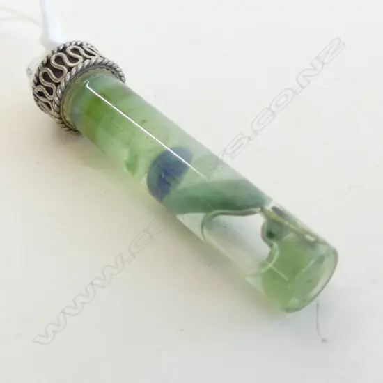 COLOURED WATER GLASS PENDANT 