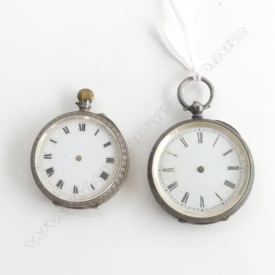 STG & SILVER PLATE POCKET WATCHES BOTH MISSING DIALS