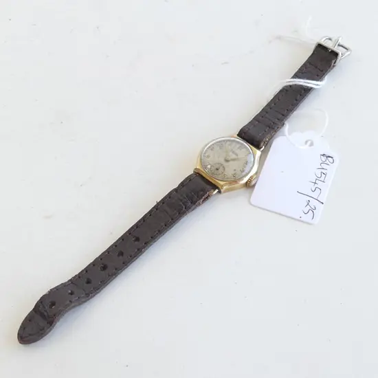 9CT UNITAS VINTAGE WATCH AF
