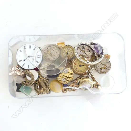 ASST WATCH MOVEMENTS + LADIES WATCHES ETC