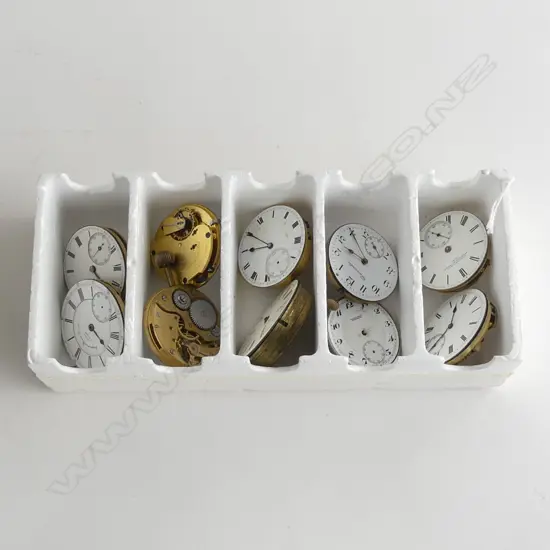 10 ANTIQUE POCKET WATCH MOVEMENTS