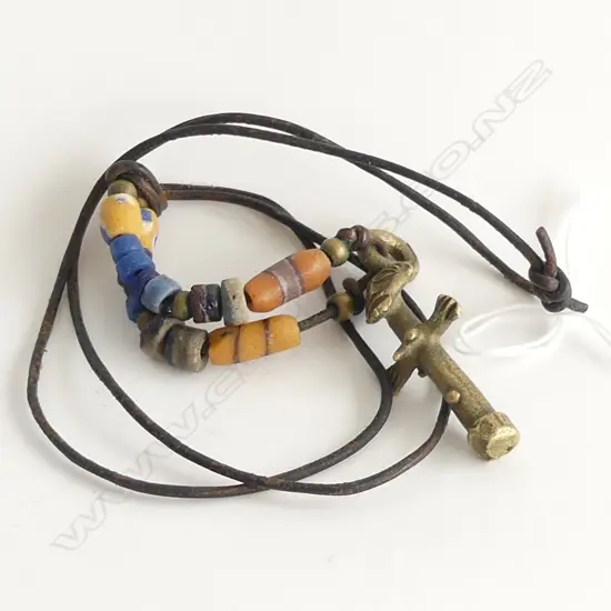 ASHANTI GOLD WEIGHT FIGURE AS A PENDANT. H.60mm