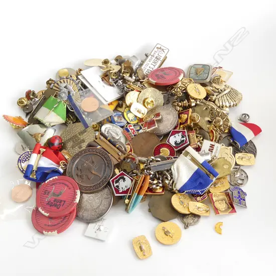 ASST. AMERICAN BADGES & PINS ETC