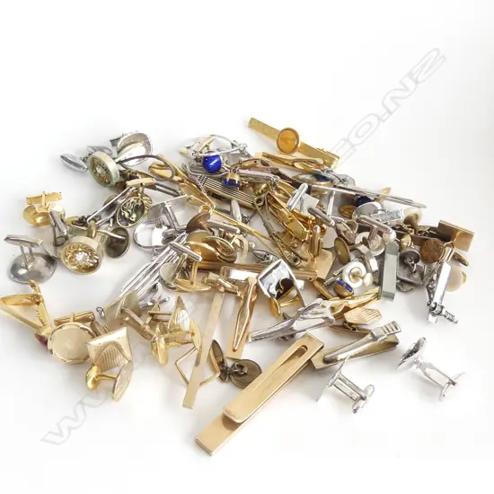 ASST. CUFFLINKS & TIE PINS ETC