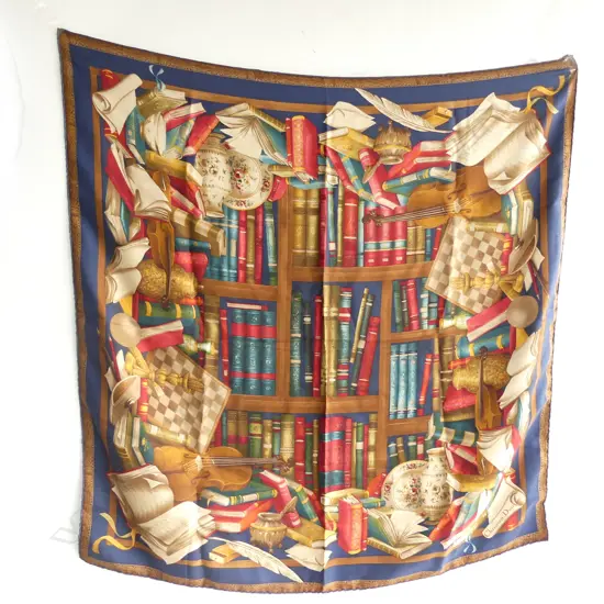 VINTAGE CHRISTIAN DIOR 100% SILK SCARF - MADE IN ITALY 