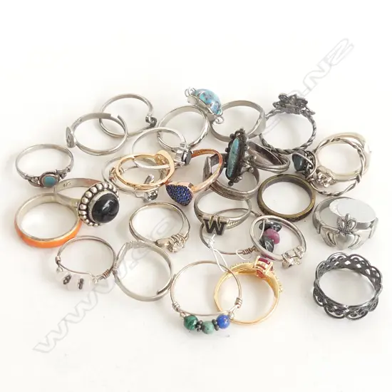 30 ASST. SMALL COSTUME RINGS