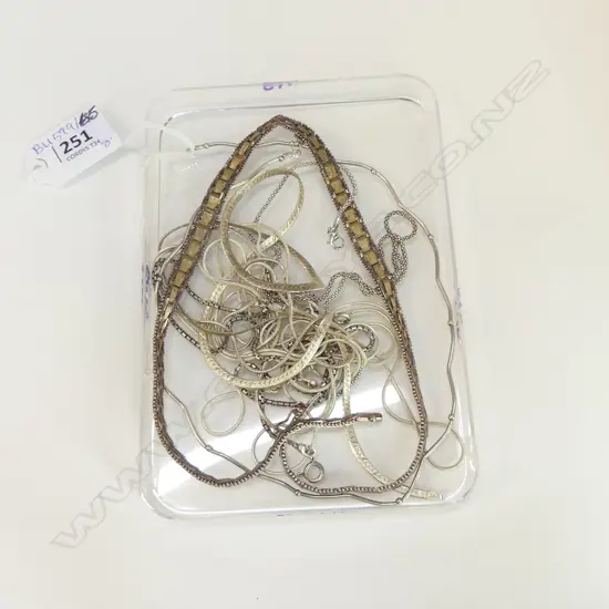 8 STG NECKLACES 66 GRAMS