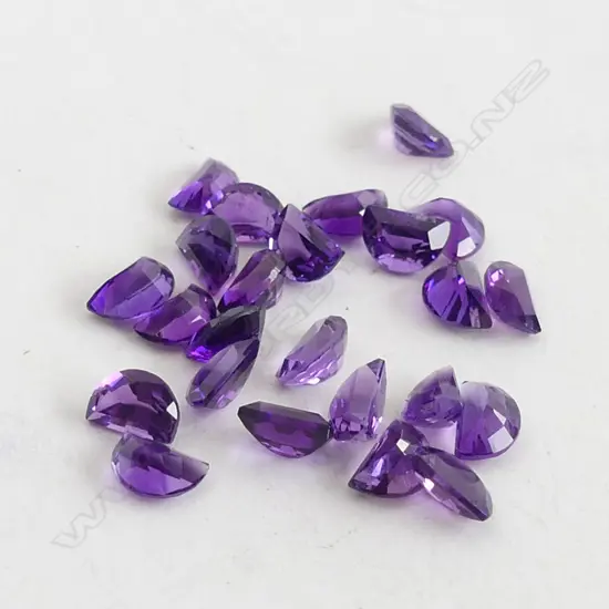 BAG 2CT AMETHYST - HALF ROUND, ALL SAME SIZE 