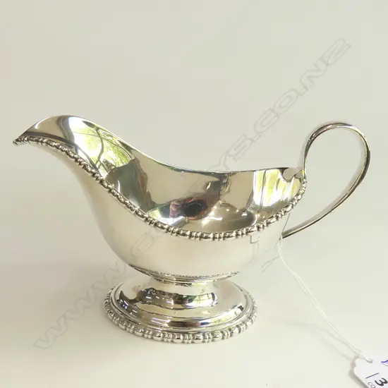 STG SILVER SAUCE BOAT 133 GRAMS CHESTER 1923