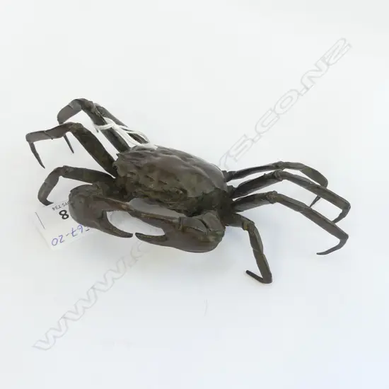 ORIENTAL BRONZE CRAB L 150MM