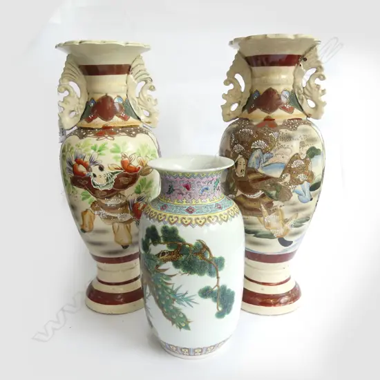 PR SATSUMA VASES H.400mm (1 AF) + ANOTHER
