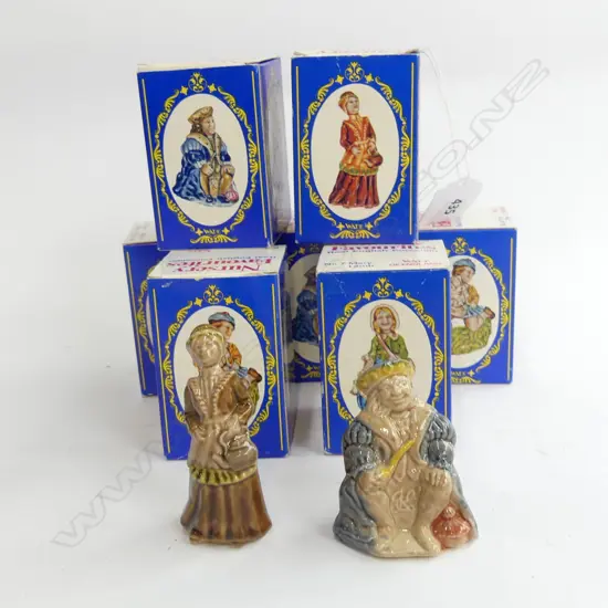 SEVEN WADE PORCELAIN NURSERY FAVOURITE FIGURINES - ALL IN ORIGINAL BOXES 