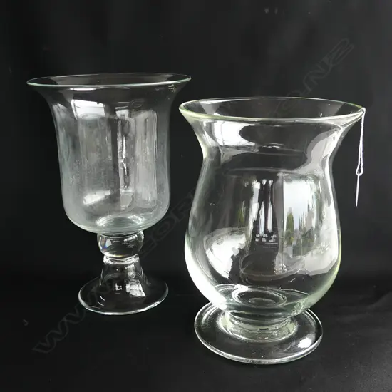 2 HURRICANE LAMPS H.300 / 280mm