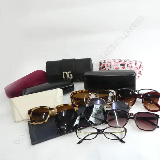 8 PRS LADIES SUNGLASSES (2 PERSCRIPTION)