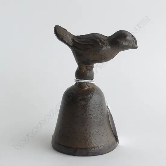 HEAVY BRASS BIRD BELL H. 115MM