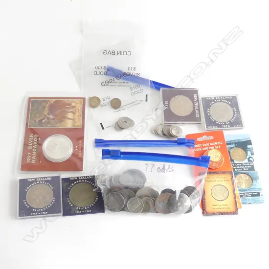 COLLECTION OLD WORLD COINAGE ('17 odds') + 1997 SILVER KANGAROO ETC