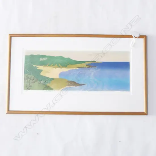 ALLAN GALE 'WHEN WAS IT...' PRINT 73/90 SIGNED & DATED 96 150x400mm