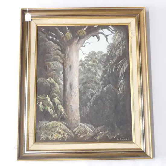 C. H. JACK 'TANE MAHUTA WAIPOUA FOREST' OIL 495x395mm