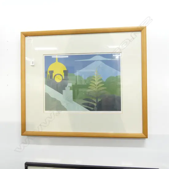 TOM MUTCH 'DAWN' SCREENPRINT A/P SIGNED & DATED 1990 300x395mm