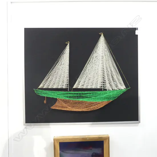 RETRO STRING NAIL ART – SAILING SHIP 890MM X 740MM