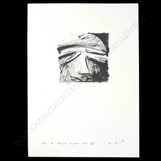 MALCOLM HARRISON, 'FROM THE EXQUISITE MYSTERIES SUITE' #24, 199, INK ON PAPER