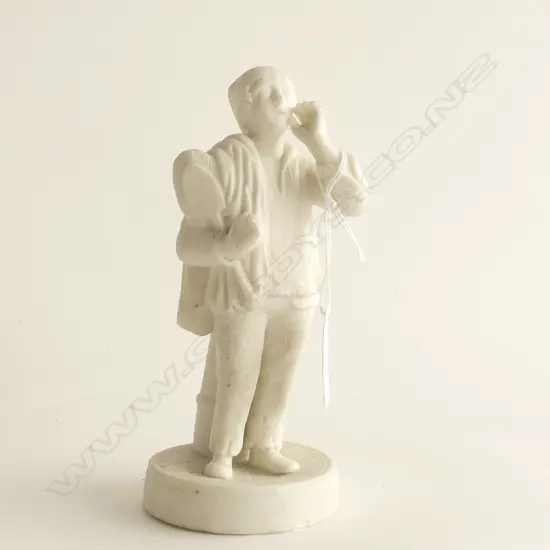 VICTORIAN PARIAN FIGURE LONDON CRIES CHIMNEY SWEEP ? H.170mm