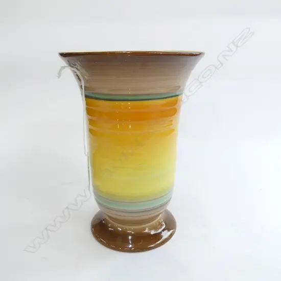 SHELLEY CHINA ART DECO VASE 180mm
