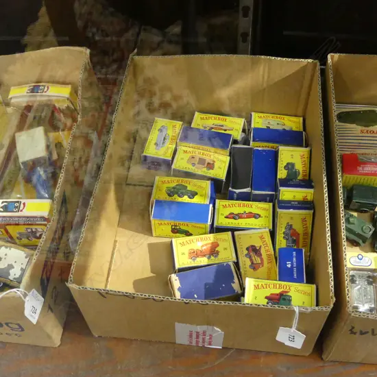 SM BOX VINTAGE MATCHBOX CARS - ALL IN ORIGINAL BOXES (1 EMPTY)