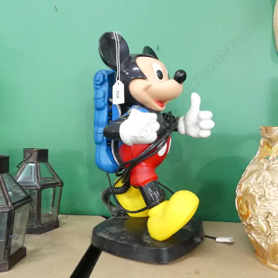 VINTAGE MICKEY MOUSE PHONE H. 360MM