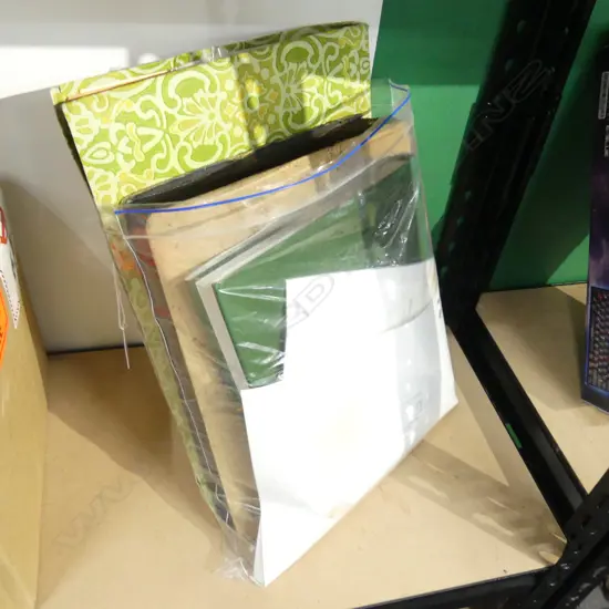 ASST. SHIPPING MEMORABILIA; 2 ALBUMS + BOOK