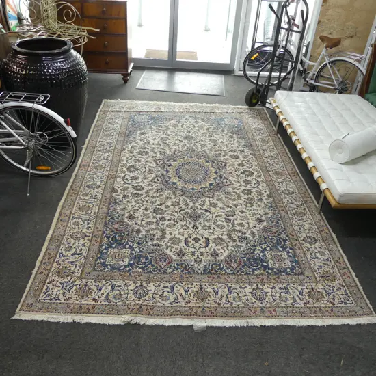 LARGE HAND KNOTTED IRANIAN NAIN CARPET 3110 x 2020mm