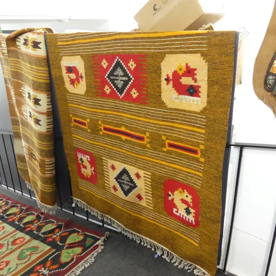 LARGE FLAT WEAVE RUG 2800x1060mm