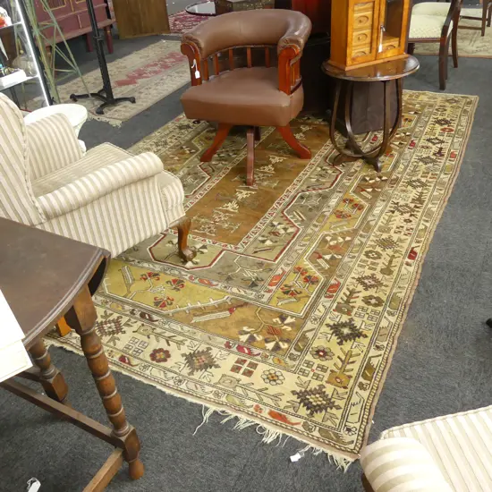 GOOD LGE TURKISH HAND KNOTTED WOOL PILE RUG 3100x2000mm