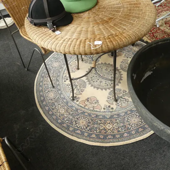 ROUND WOOL RUG DIA 1400MM