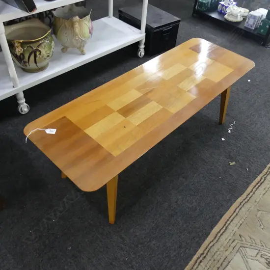 RETRO INLAID LONG COFFEE TABLE L.1140mm