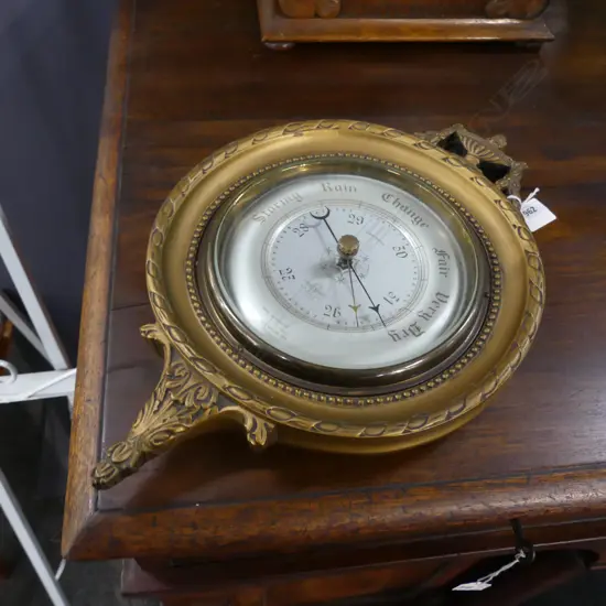ANTIQUE BAROMETER 360MMH