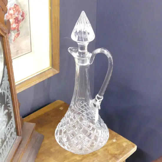 TALL CRYSTAL DECANTER H.420mm