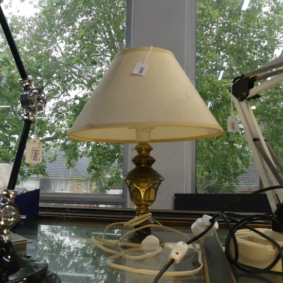 SMALL BRASS LAMP H.400mm