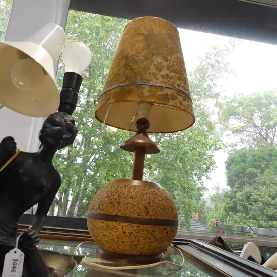 RETRO LAMP w. CORK BASE H.690mm