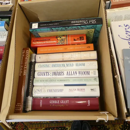 BOX OF ASST BOOKS