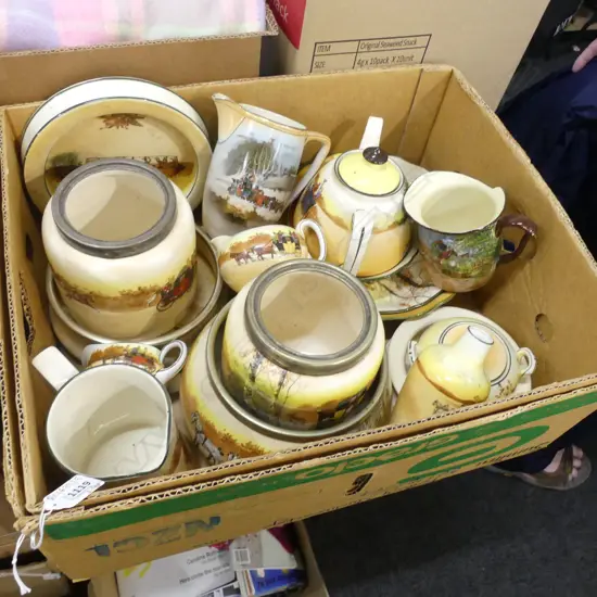 13 ASST. PCES ROYAL DOULTON 'COACHING DAYS' + 4 OTHER